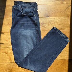 Hudson Byron Straight Leg 5 pocket Zip Fly Blue Jean's Sz 40